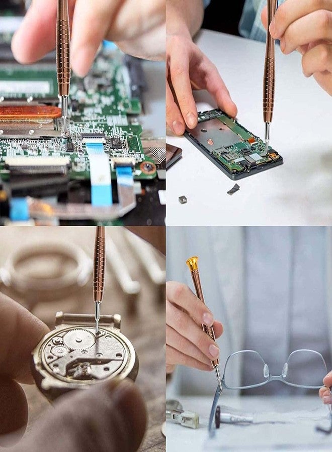 NVF مجموعة مفكات دقيقة NVF 25 في 1، مجموعة أدوات إصلاح متعددة الجيوب، مفكات توركس للهواتف المحمولة وأجهزة الكمبيوتر المحمولة، فتحات إلكترونية صغيرة لأجهزة الكمبيوتر والكاميرات والساعات والأجهزة اللوحية والمحافظ المحمولة، إصلاح الأجهزة - Image 5